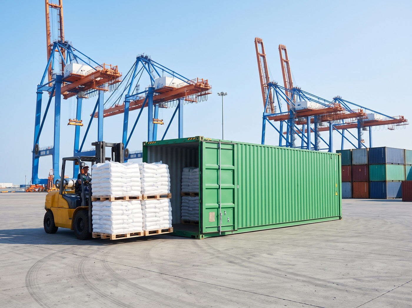 Export container loading